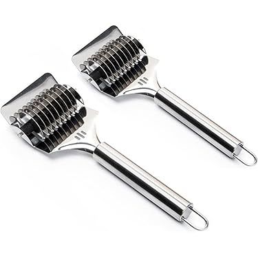 Noodle Cutter, Pasta Roller Tool for Homemade Noodles, Stainless Steel Noodle Maker for Kitchen Cooking Tools