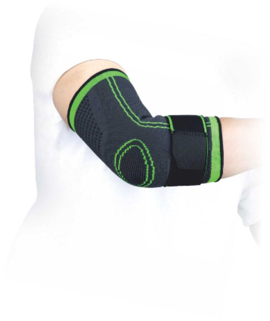 Support for Gym with Strap - Elbow Brace for Men Women Workout ,Elbow Compression Sleeves with Straps for Tendonitis Pain Relief Elbow Band
