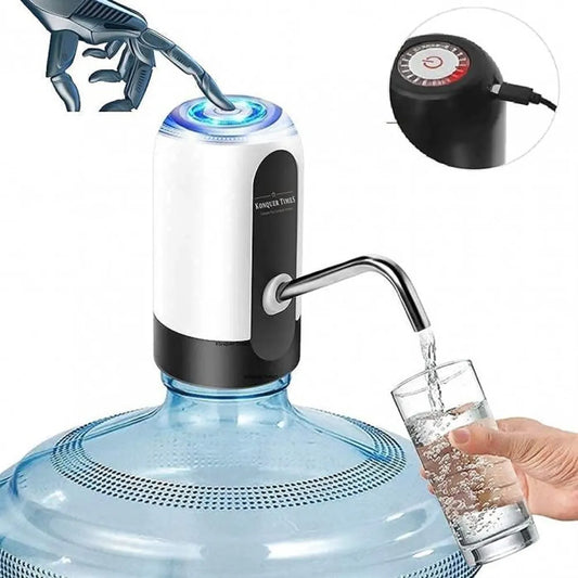 Water Dispenser USB Charging Automatic Stainless-Steel Plastic Drinking Portable Electric Switch Water Dispenser for Bottle