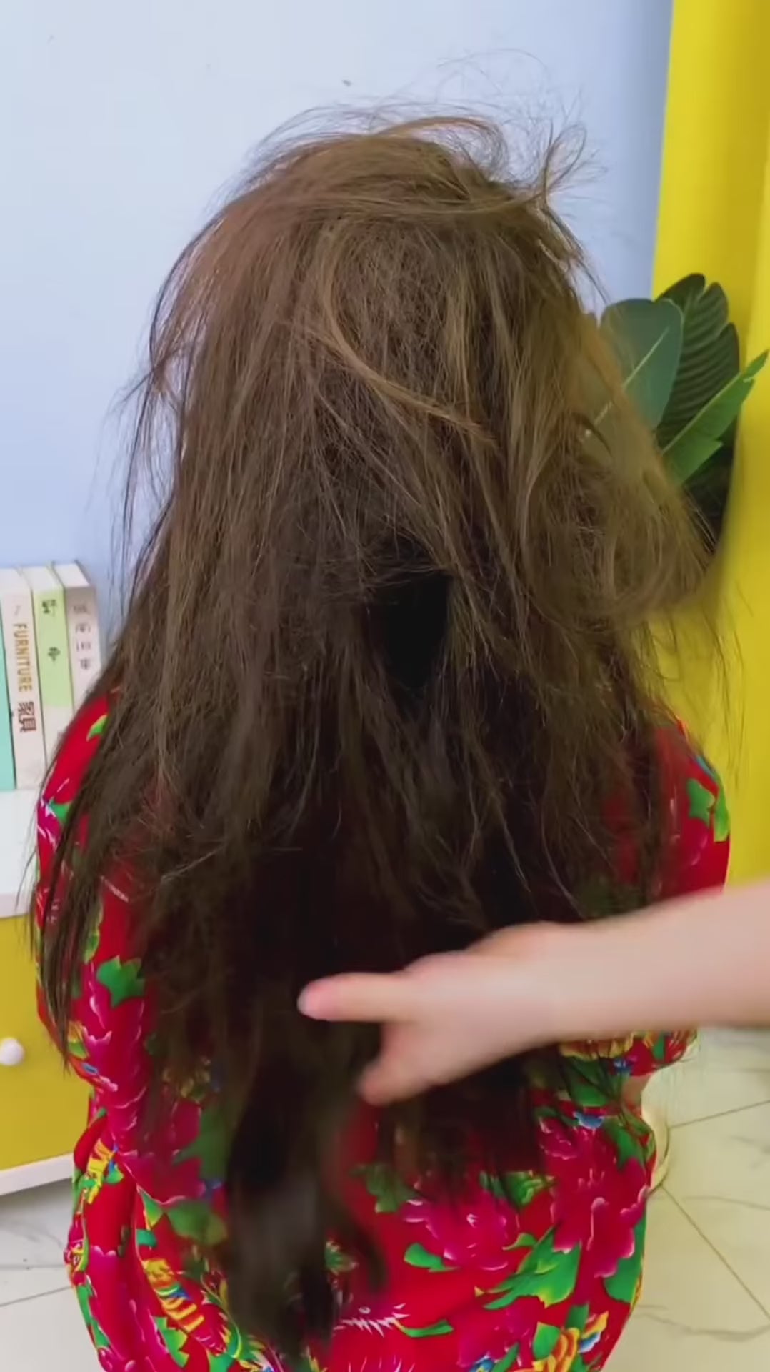 Hair Straightener Electric Comb Brush For Men Women Girls And Hair Straightening Fast Smoothing Comb With 5 Temperature Control 45 Watt Multi Color