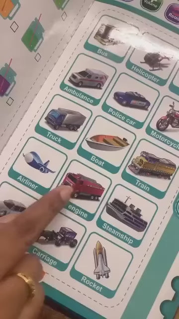 Intelligence Book, Interactive Learning Toy with Phonetic Learning, Parent-Child Activities, Educational Book for Children